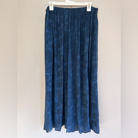 VINTAGE 90S NINO WONG Patchwork Midi Skirt Lagenlook Art To Wear Boho Cottage 1X - Picture 9 of 11